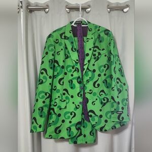The Riddler Halloween Suit (Blazer, Pants & Tie) Qty 1